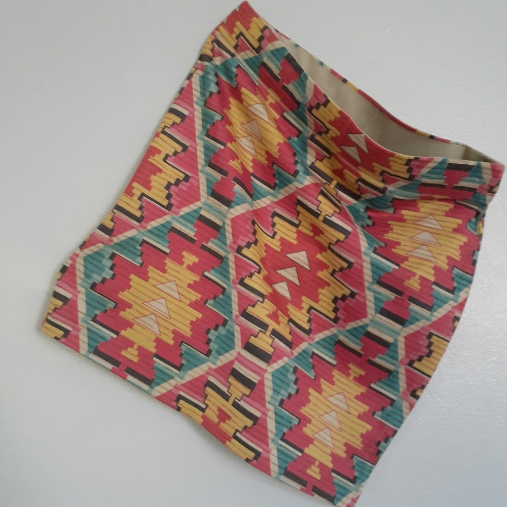 Nollie tribal print skirt